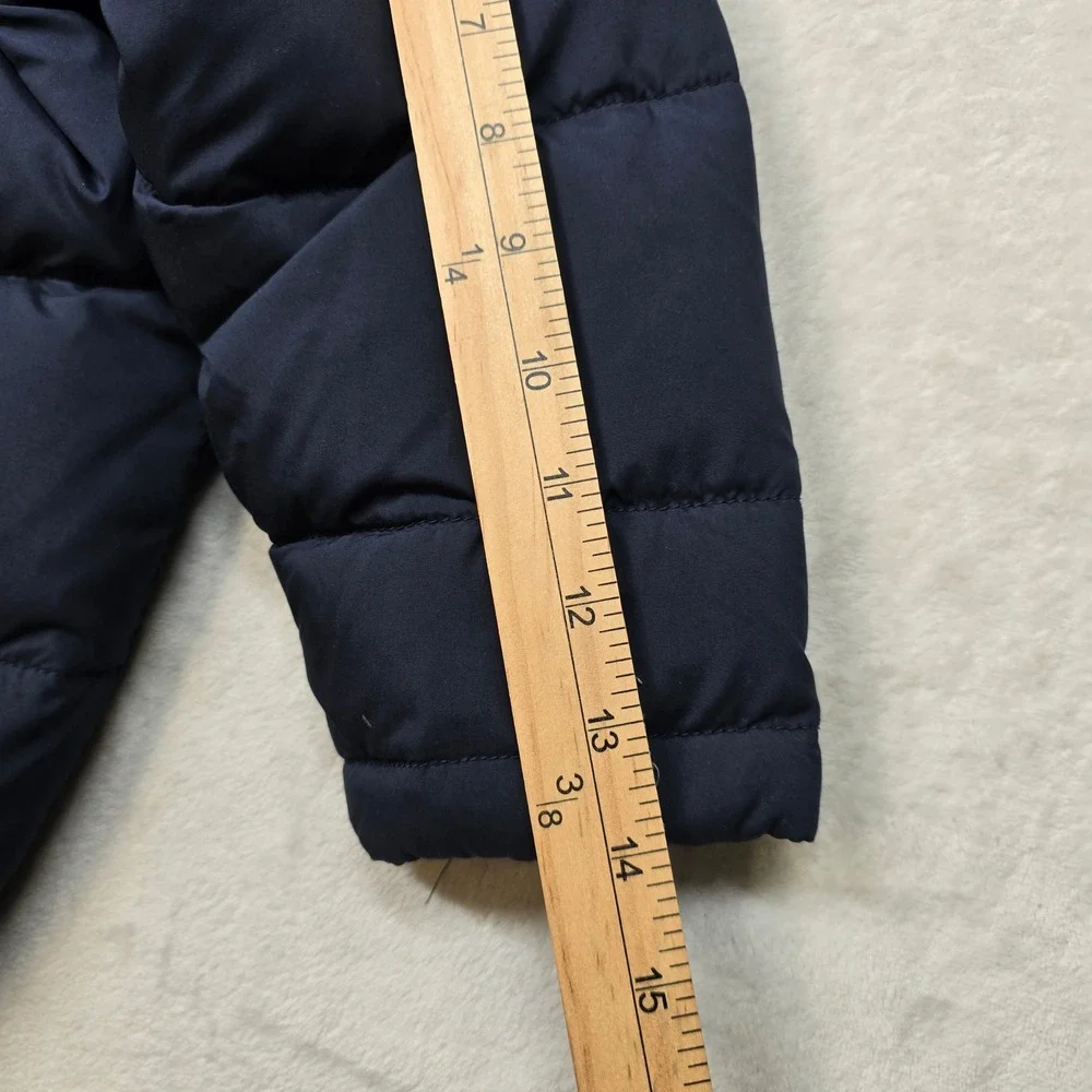 Polo Ralph Lauren‎ Puffer Jacket Kids Size 4T Navy Blue Hooded Red Pony